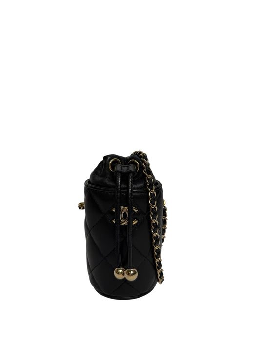 Chanel micro tub drawstring ghw