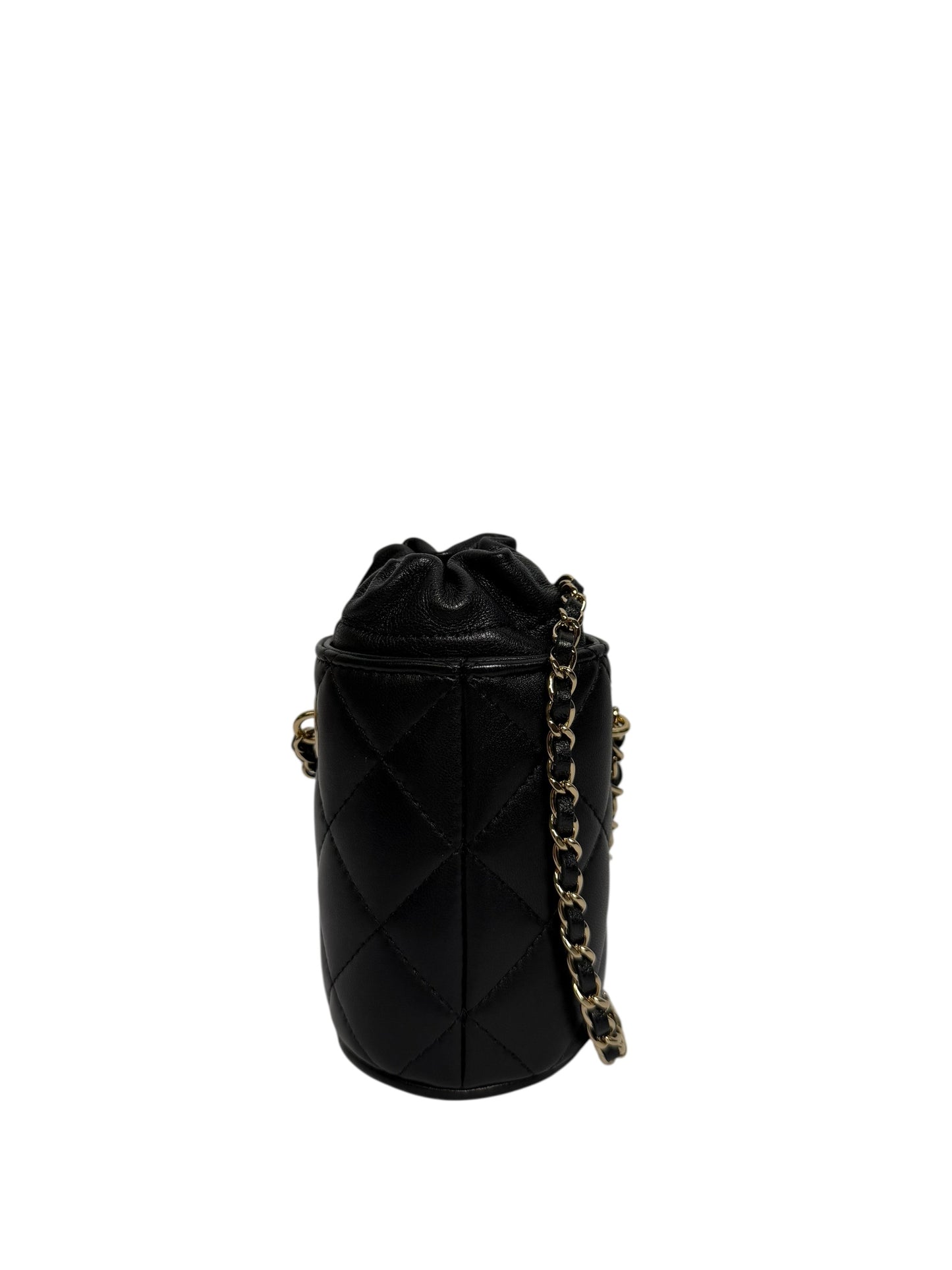 Chanel micro tub drawstring ghw