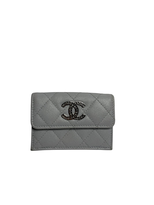 Chanel card holder white