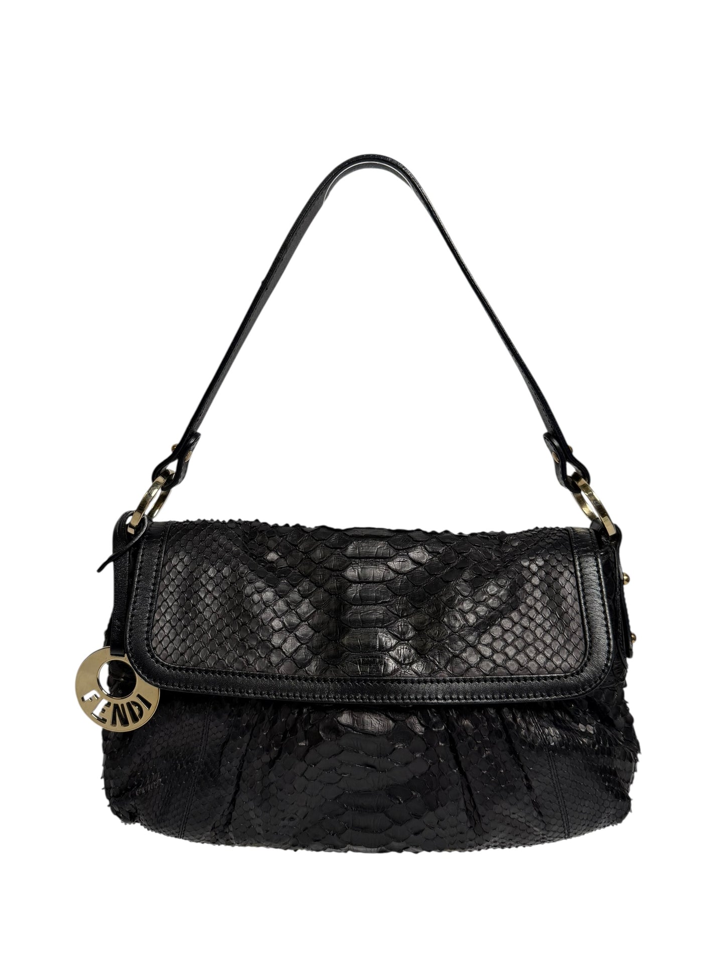 Fendi python black shoulder