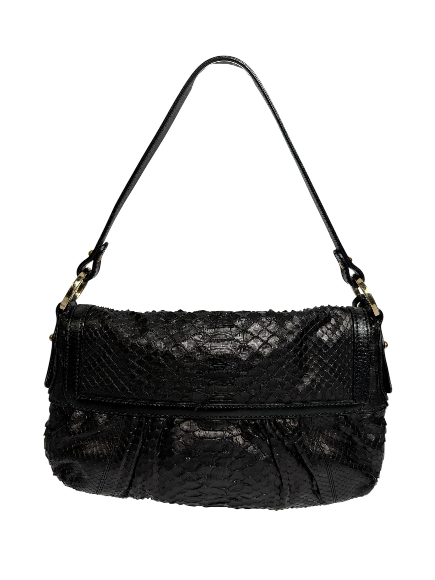Fendi python black shoulder