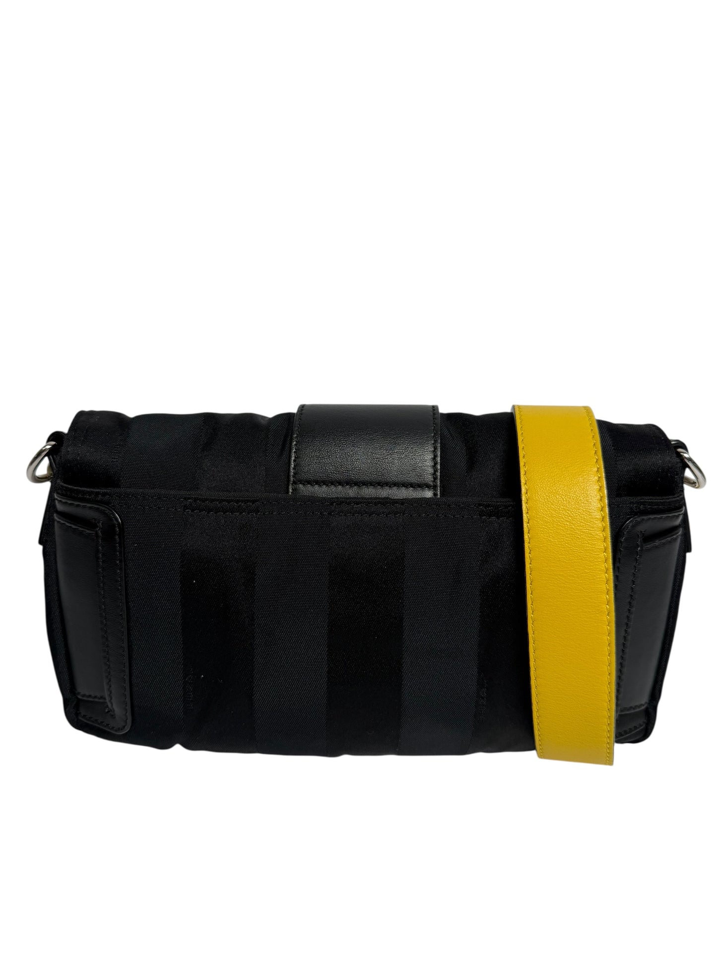 Fendi black and yellow strap