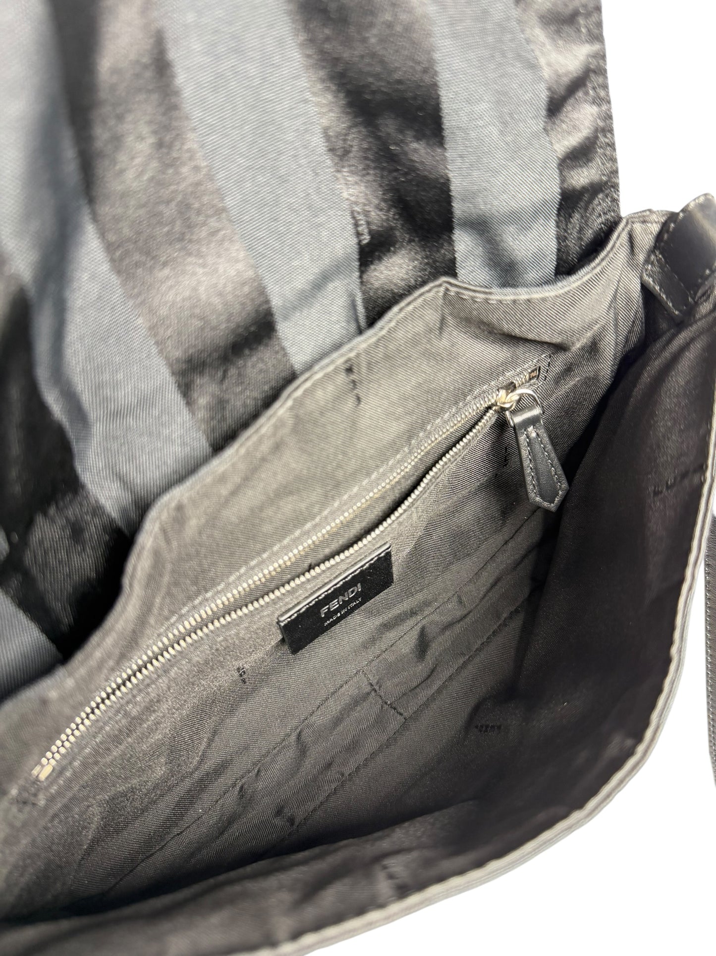 Fendi black and yellow strap