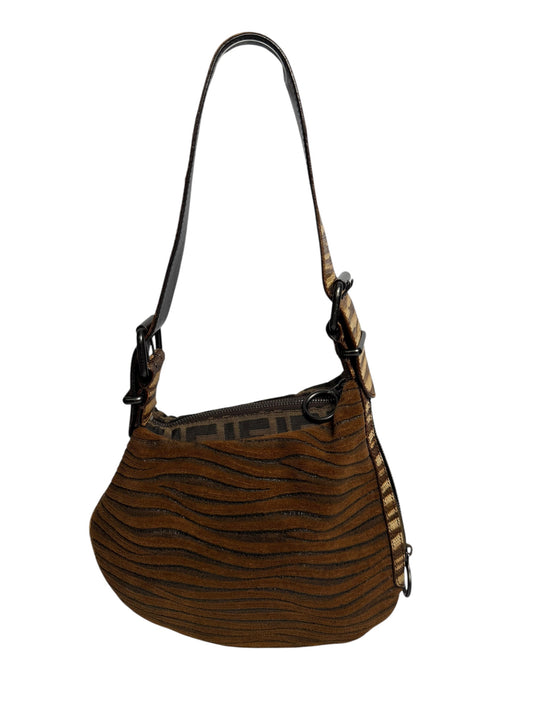 Fendi oyster tiger print lizard