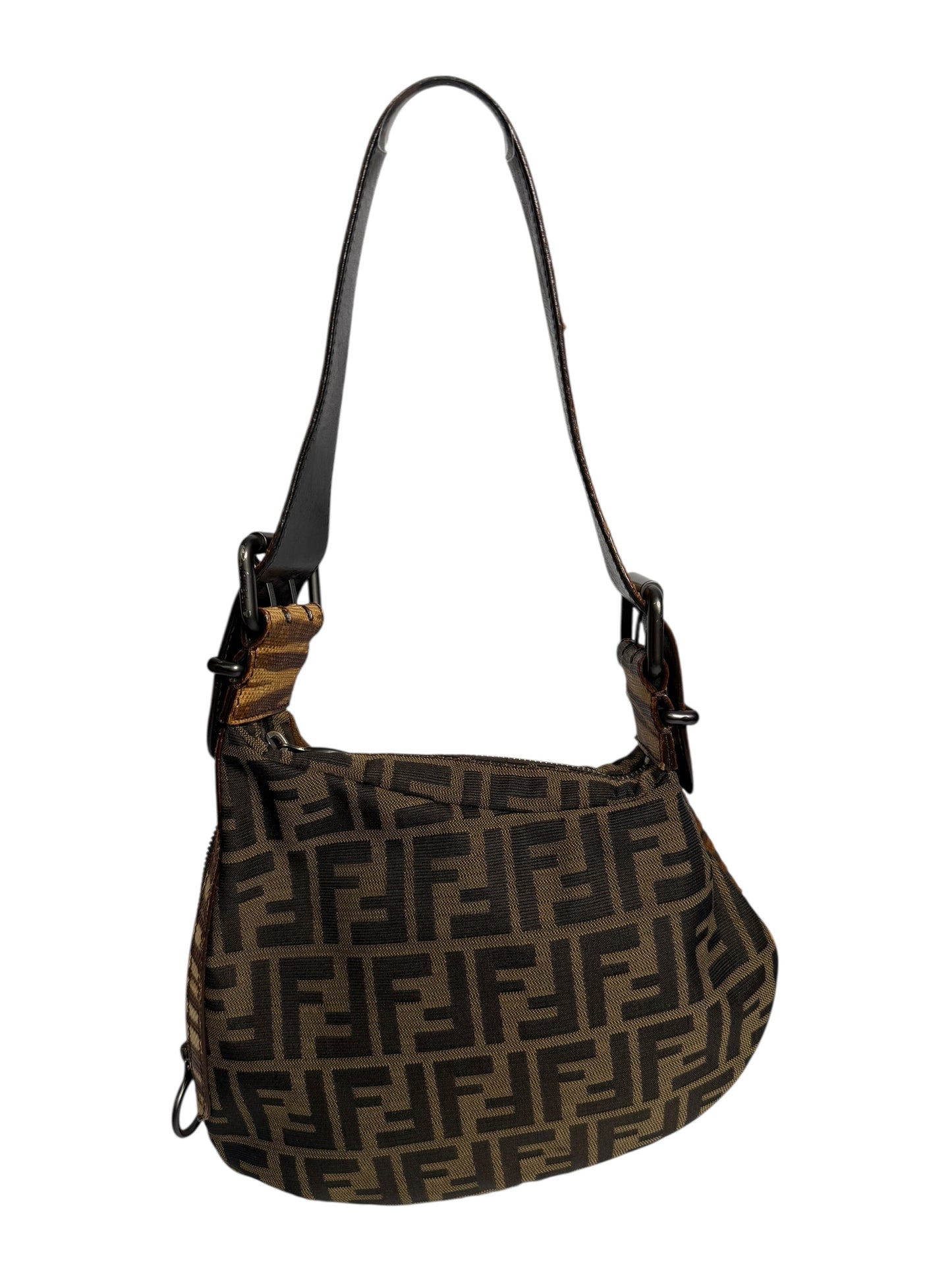 Fendi oyster tiger print lizard