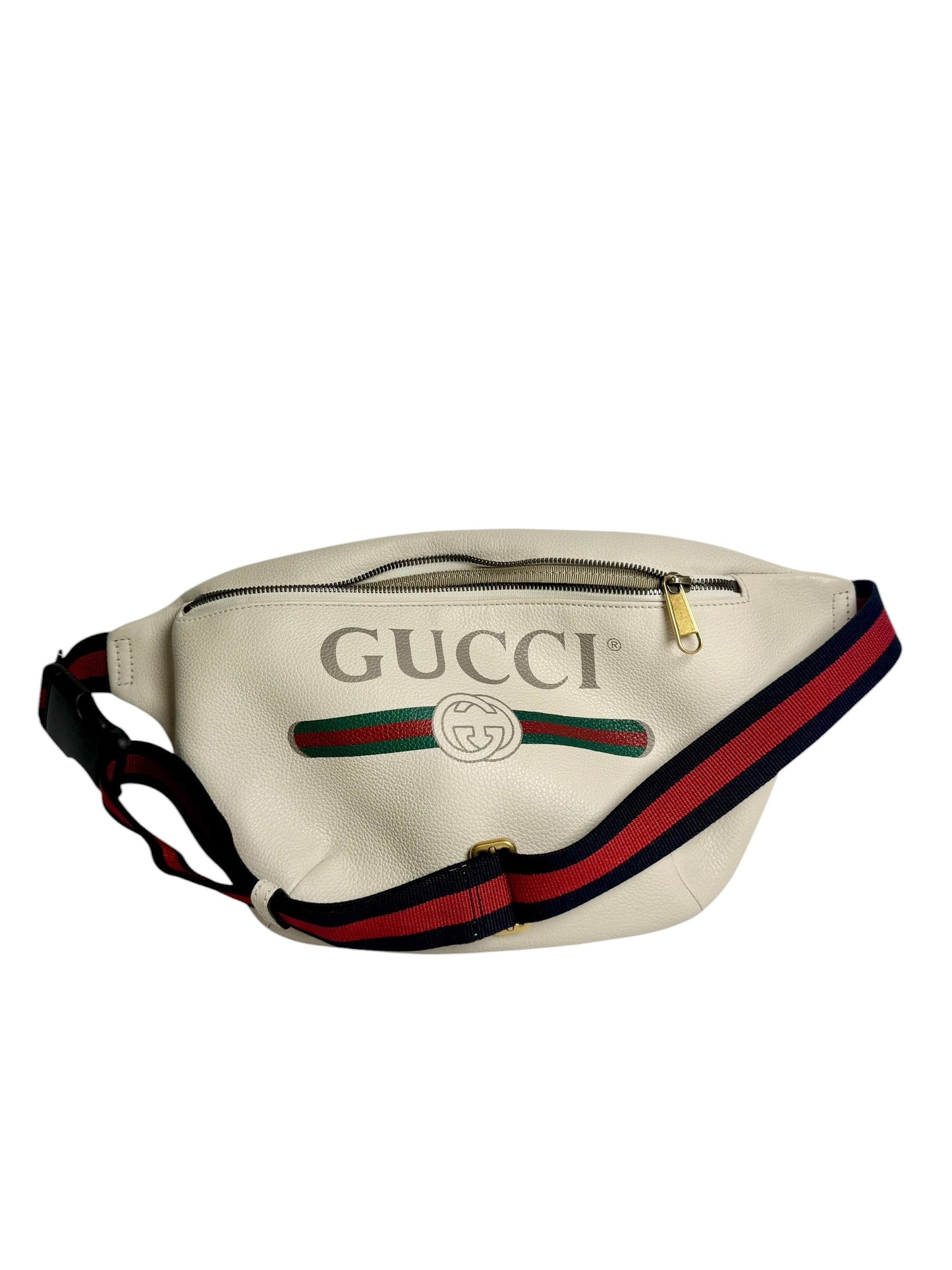 Gucci White Logo Bum Bag T5872
