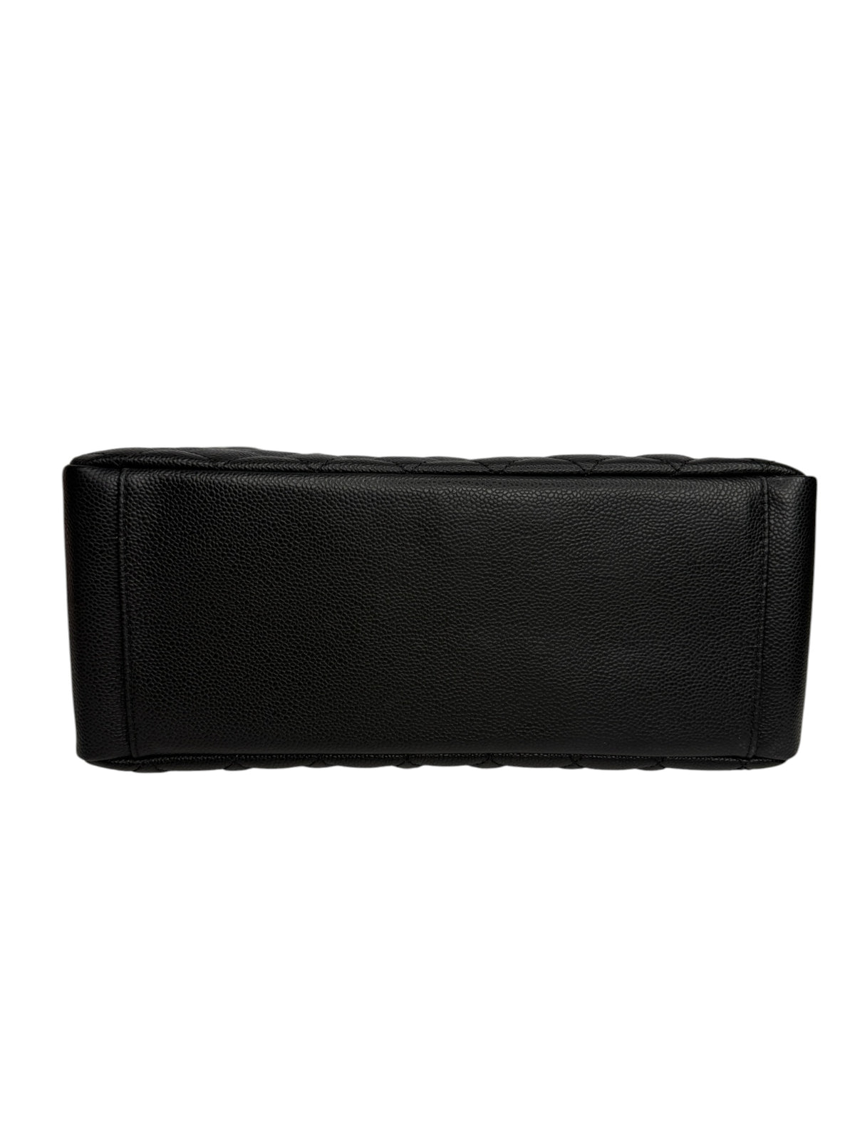 Chanel Black Caviar Grand Shopping Tote SHW T9288