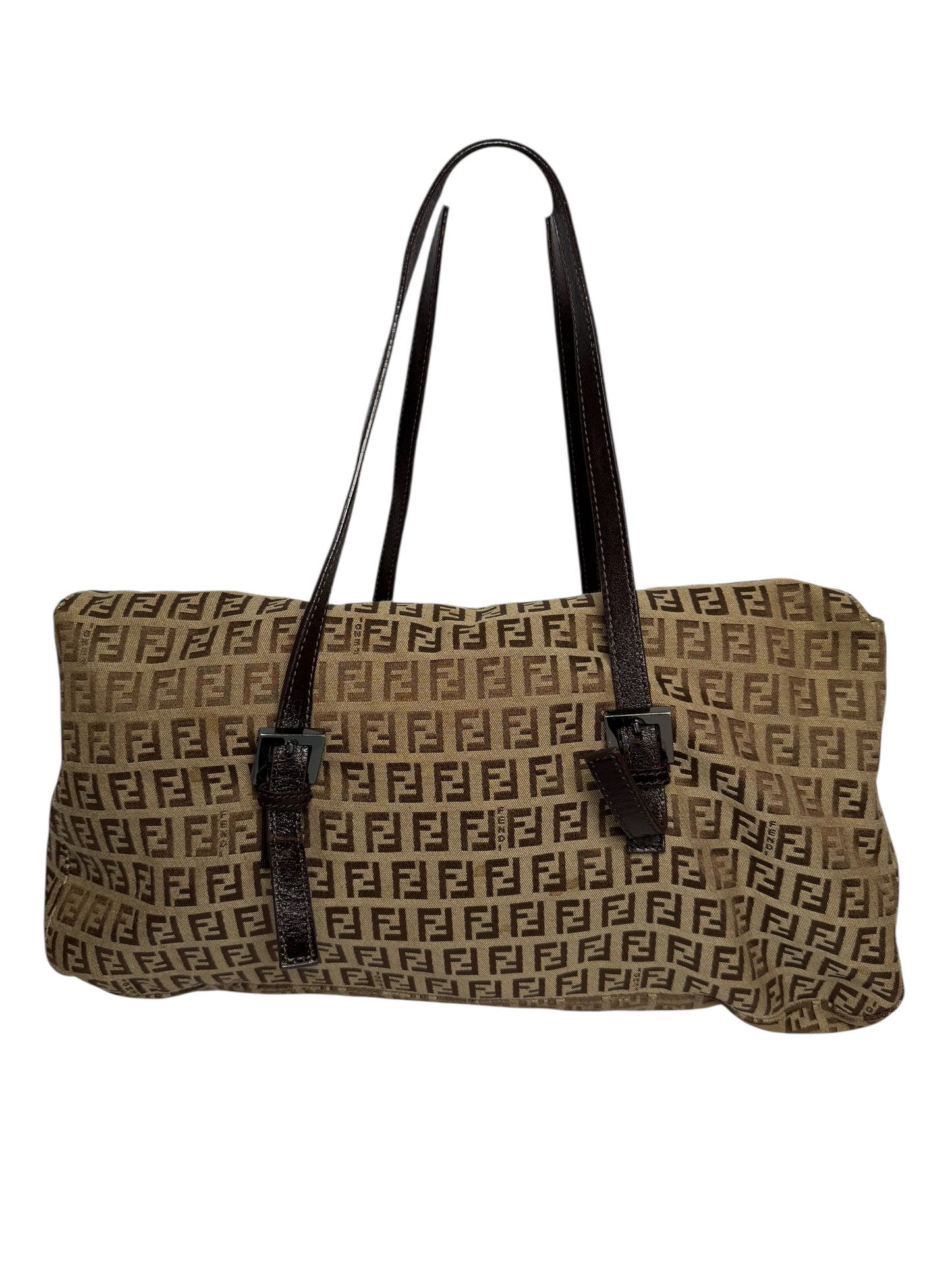 Fendi logo tote flap