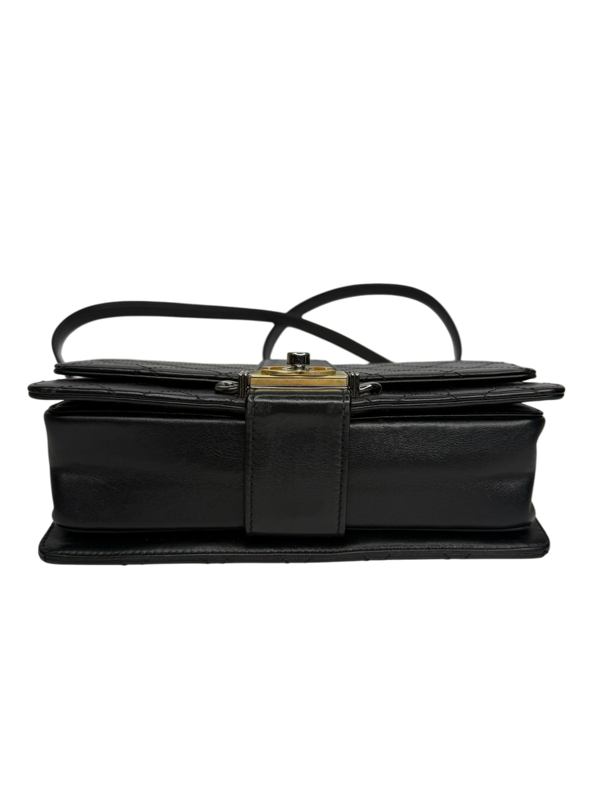 Chanel Black Calfskin Multi-Chain Flap Bag T9285