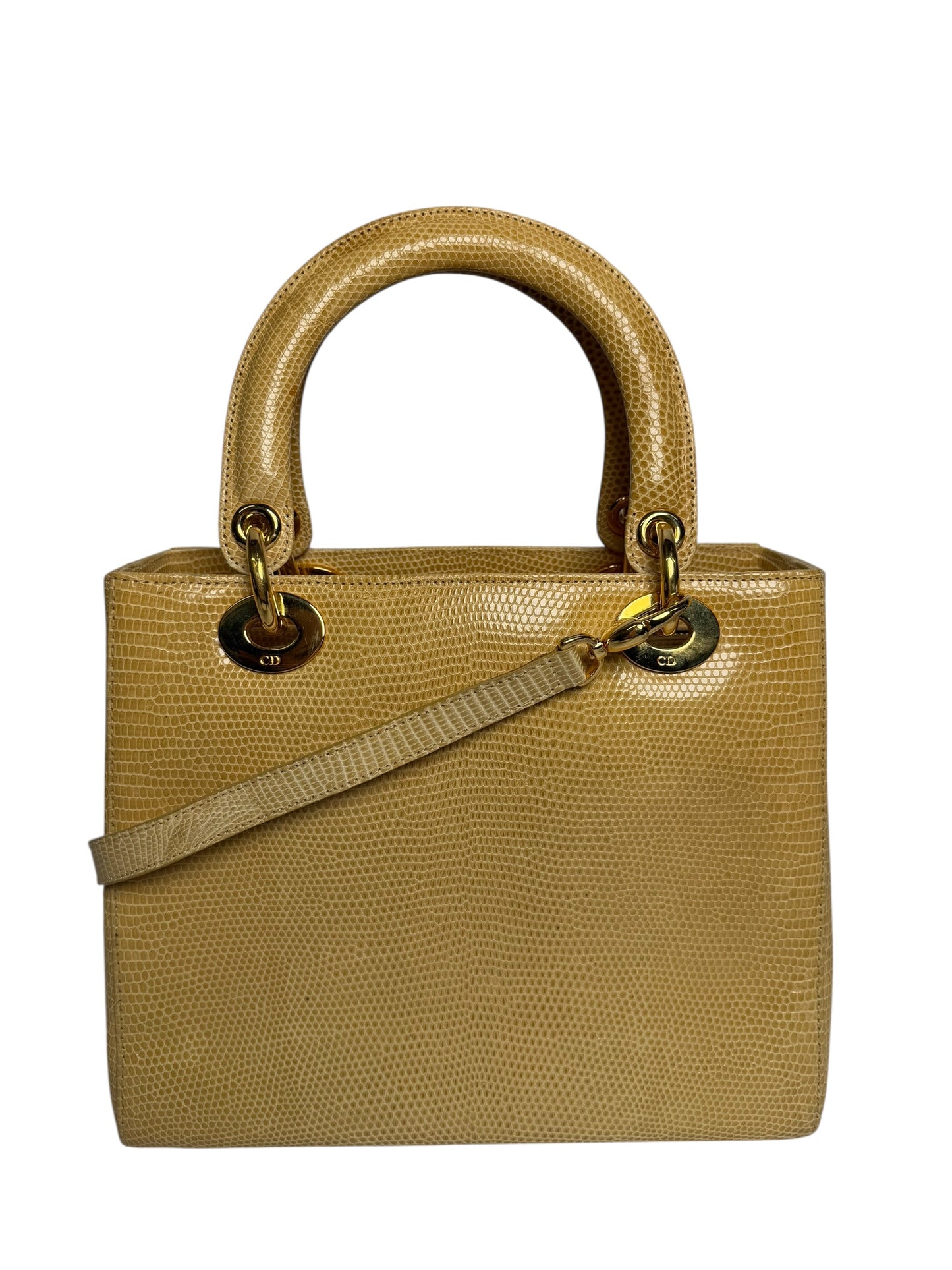 Dior neutral lizard lady dior medium