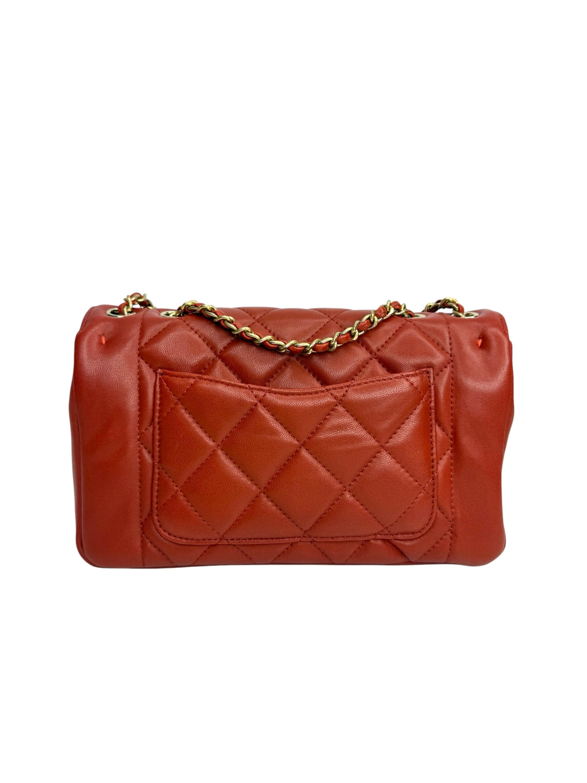 Chanel Small Red Diana Flap Bag T9287