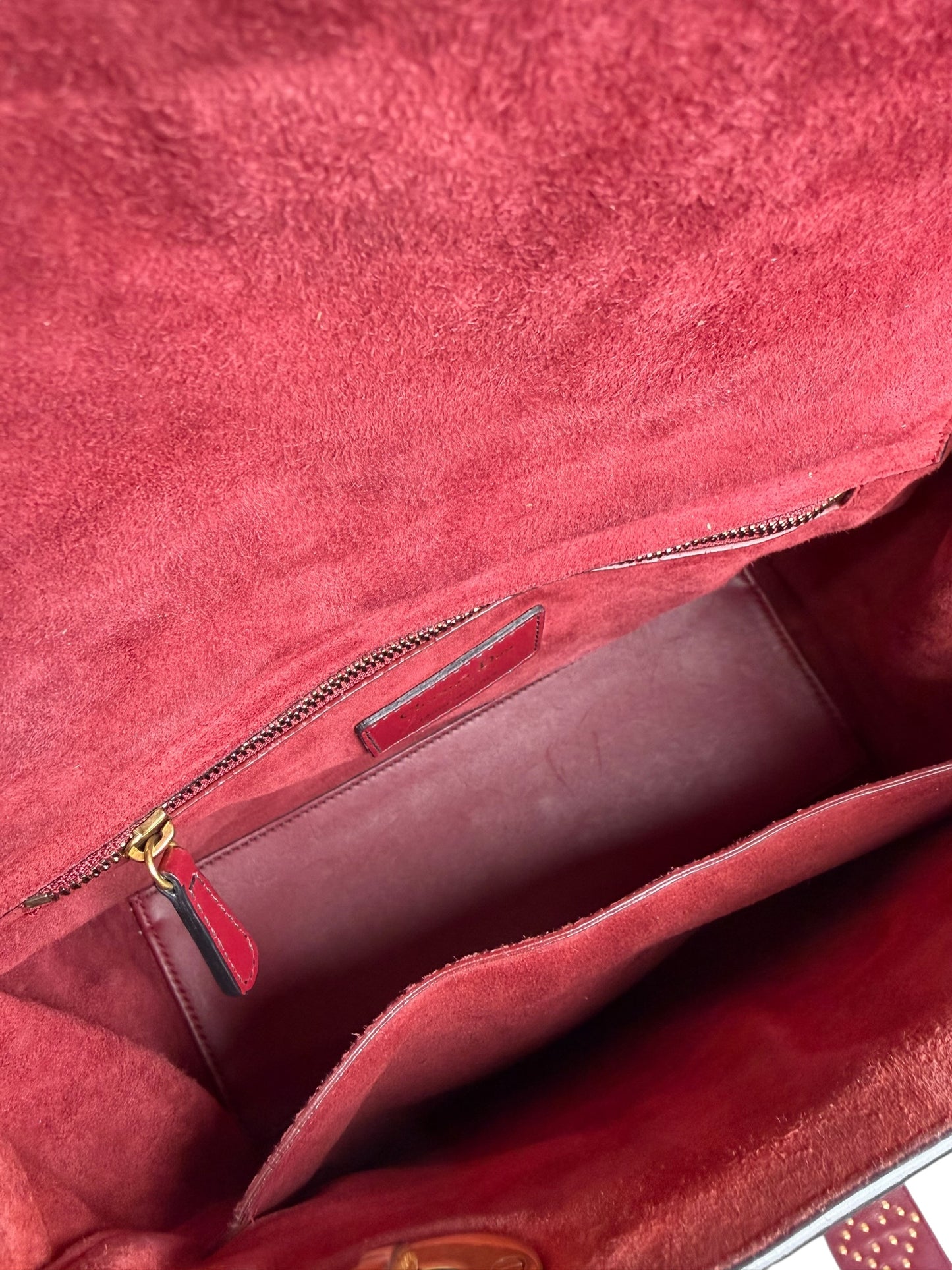 Dior studded lady dior red ghw