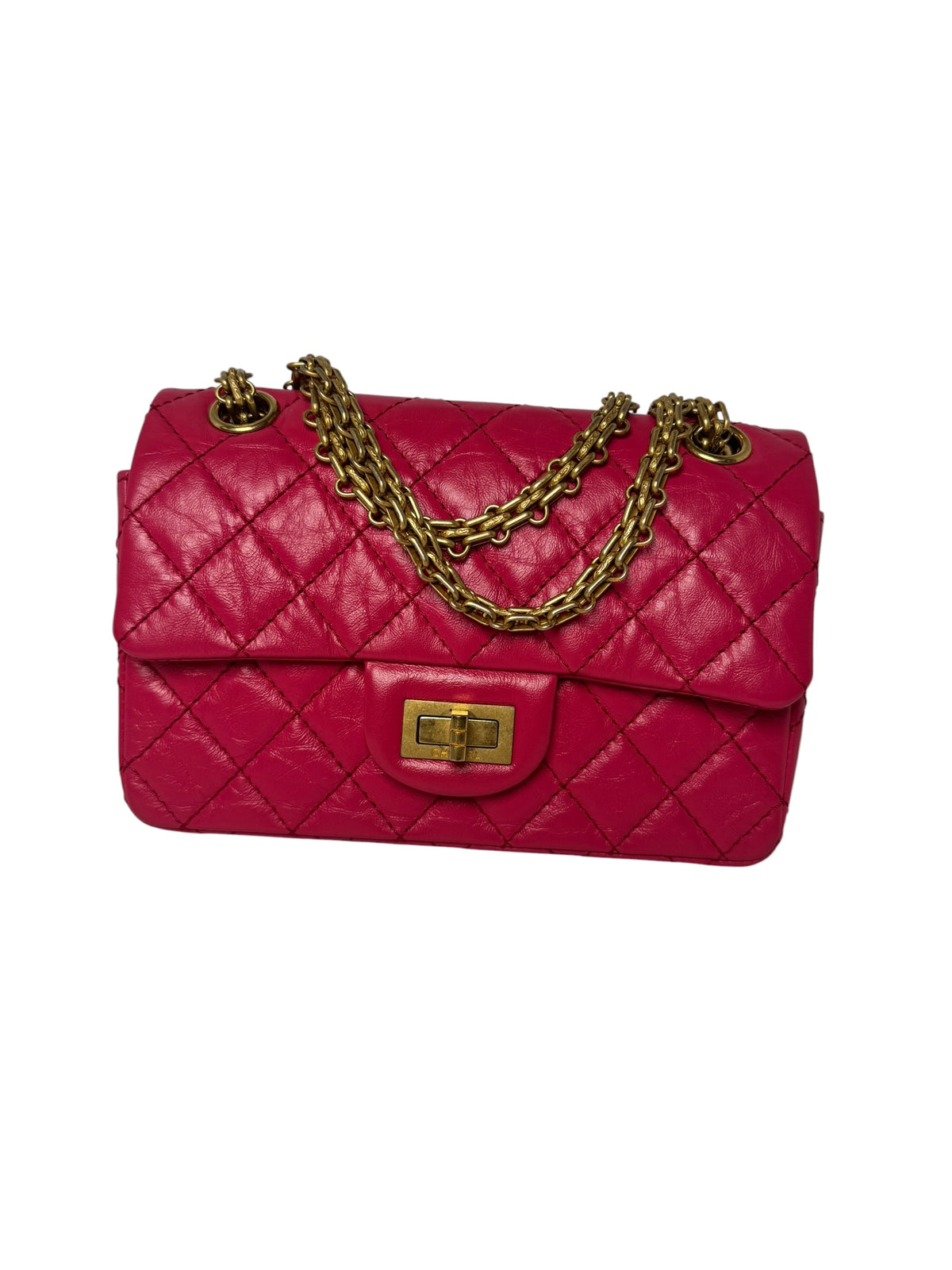 Chanel Pink Reissue Mini GHW T8474