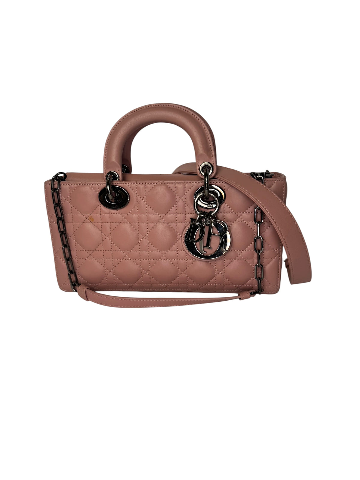 Christian Dior Lady D-Joy Bag Pink T8387
