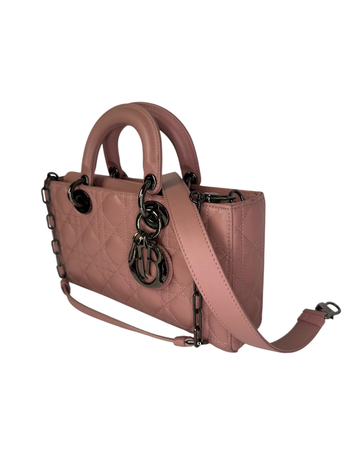 Christian Dior Lady D-Joy Bag Pink T8387