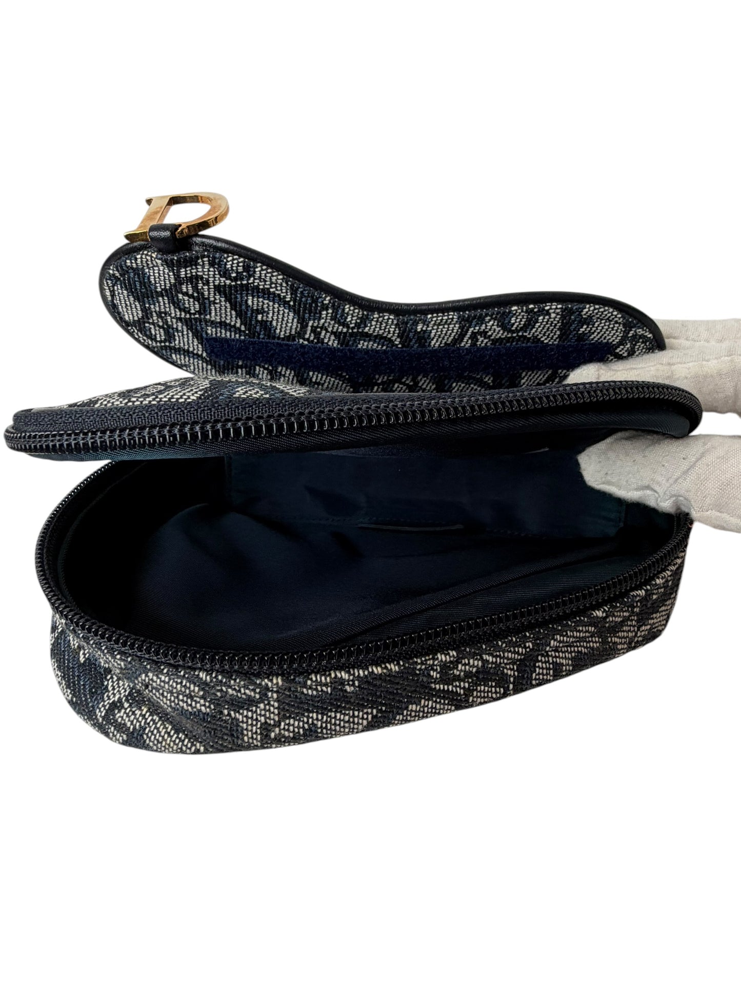 Dior Saddle flap cosmetic case T6628