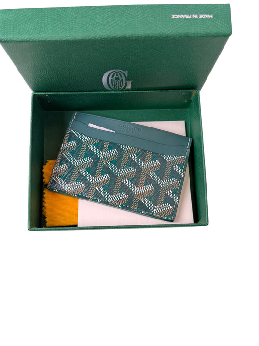 Goyard green card case new in box T8220