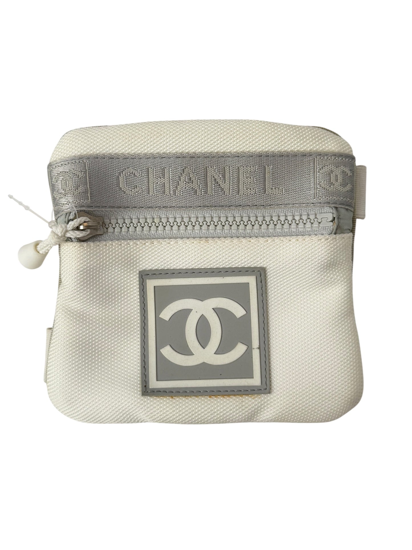 Chanel sport nylon arm wristlet T3918