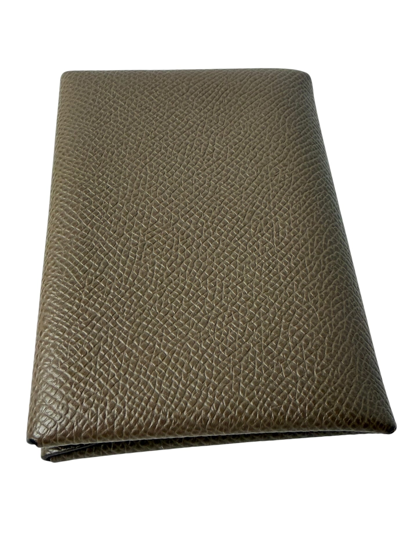 Hermes Calvi Pouch Wallet Etoupe T6575