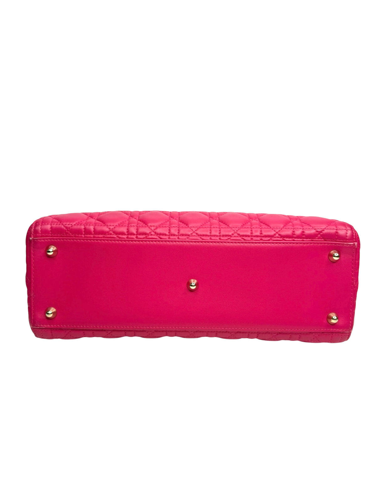 Dior Large Pink Lambskin Lady Dior T9339