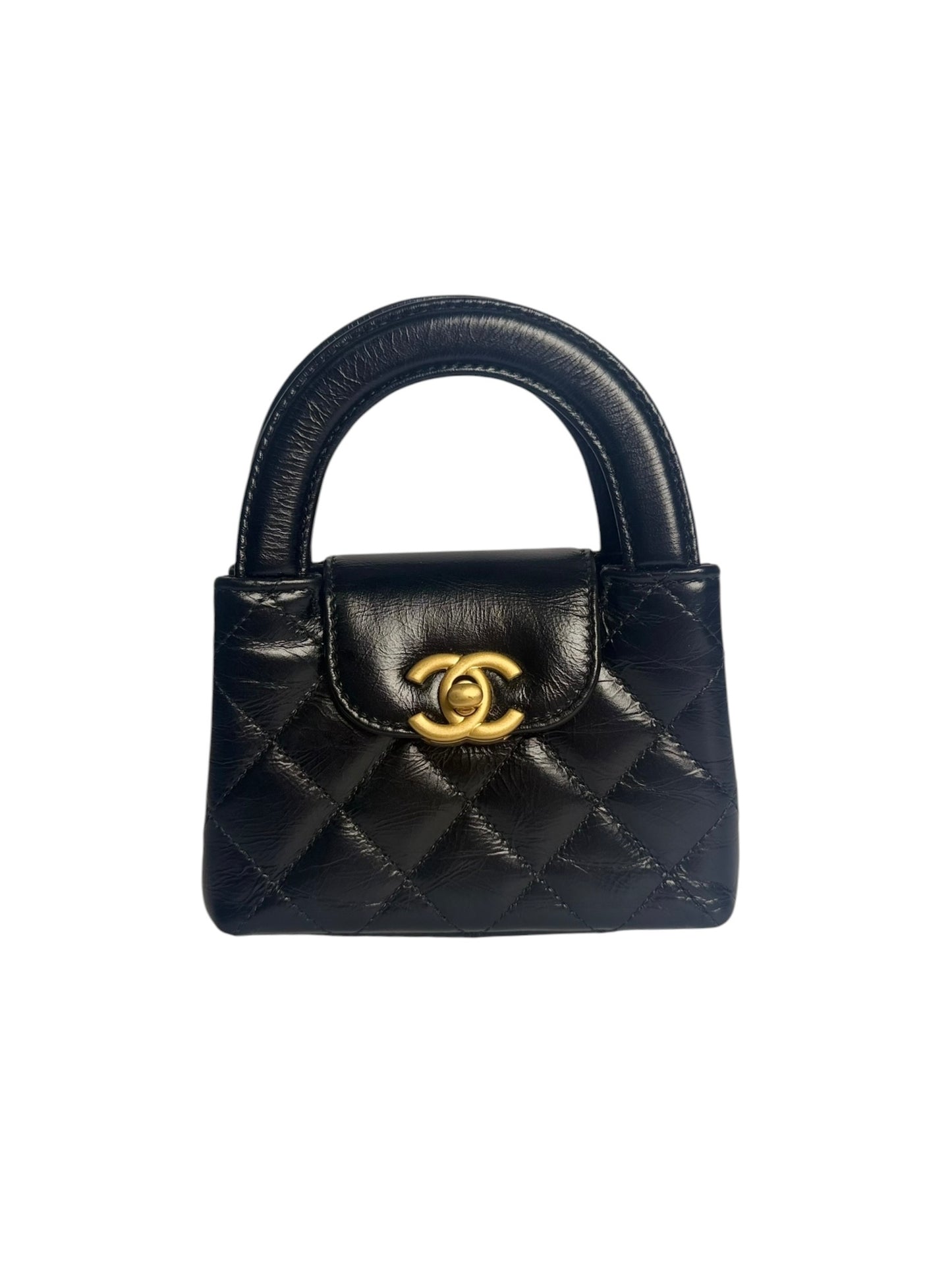 Chanel Mini Kelly Shopping Bag Black