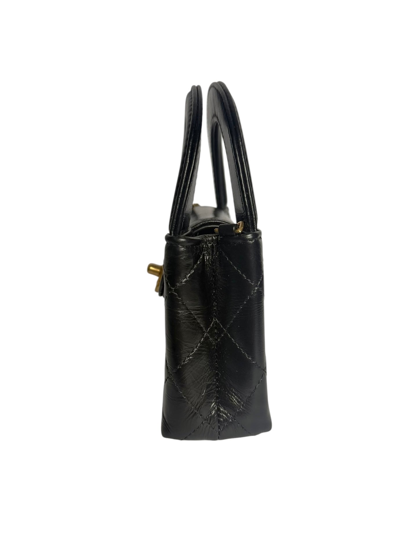 Chanel Mini Kelly Shopping Bag Black