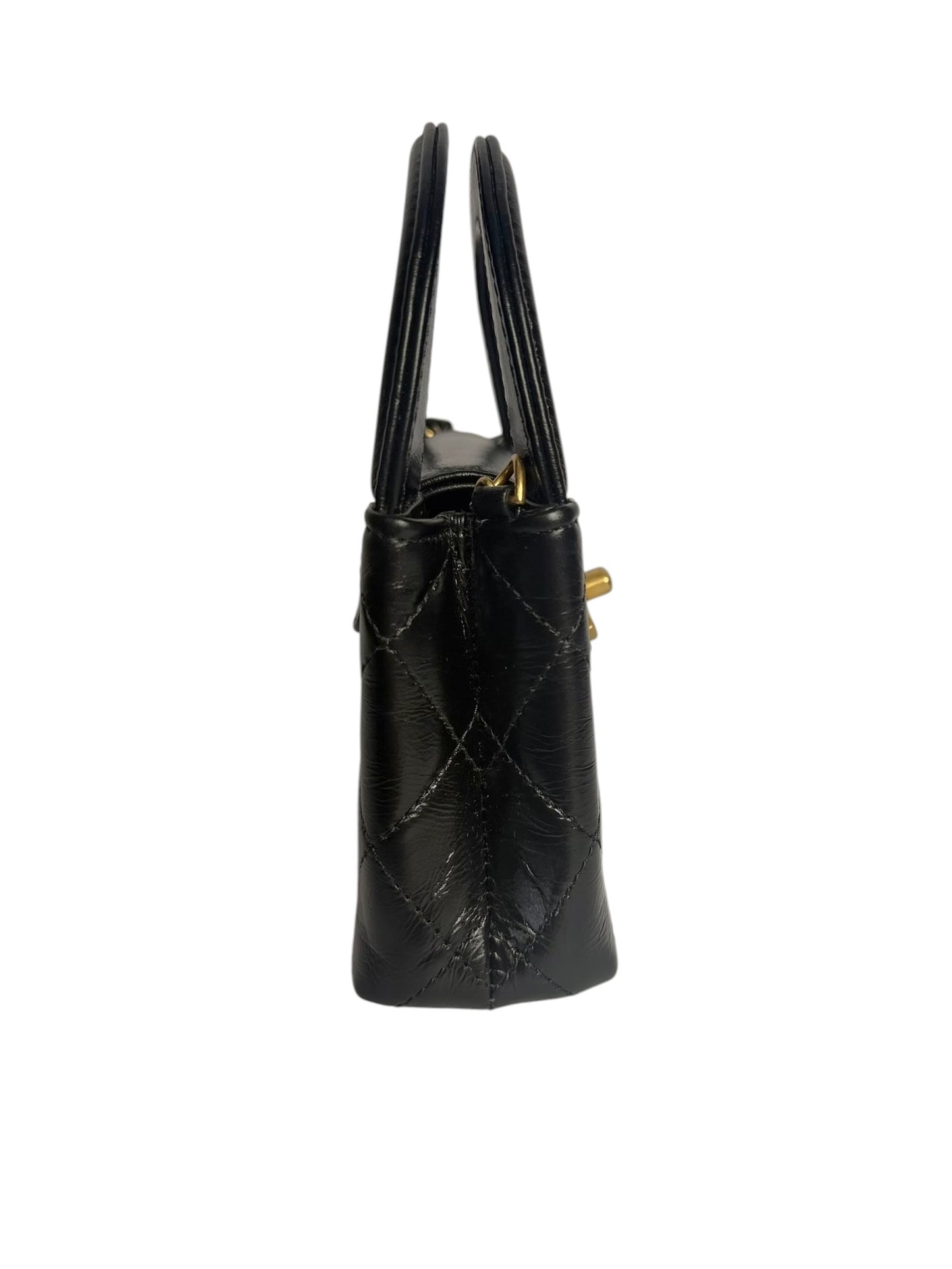 Chanel Mini Kelly Shopping Bag Black