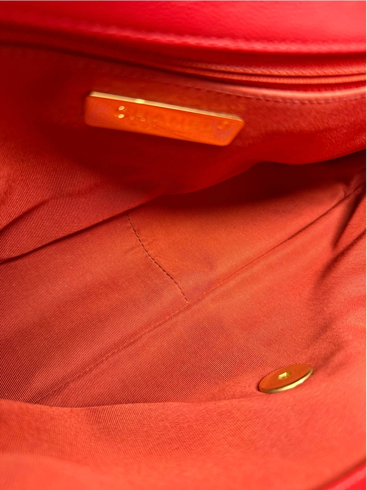 Chanel Large Red 19 Flap T9337