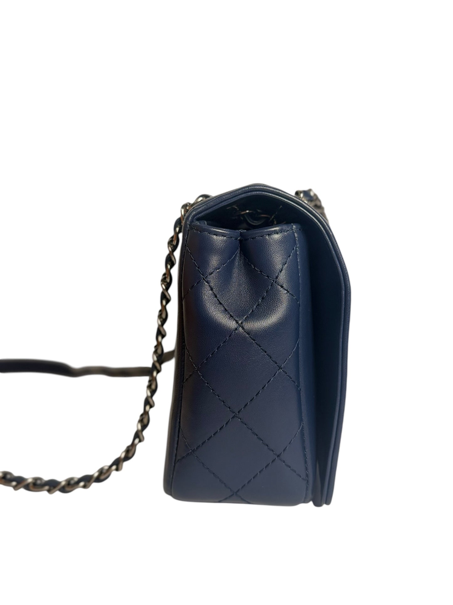 Chanel Blue Mademoiselle Flap Medium SHW