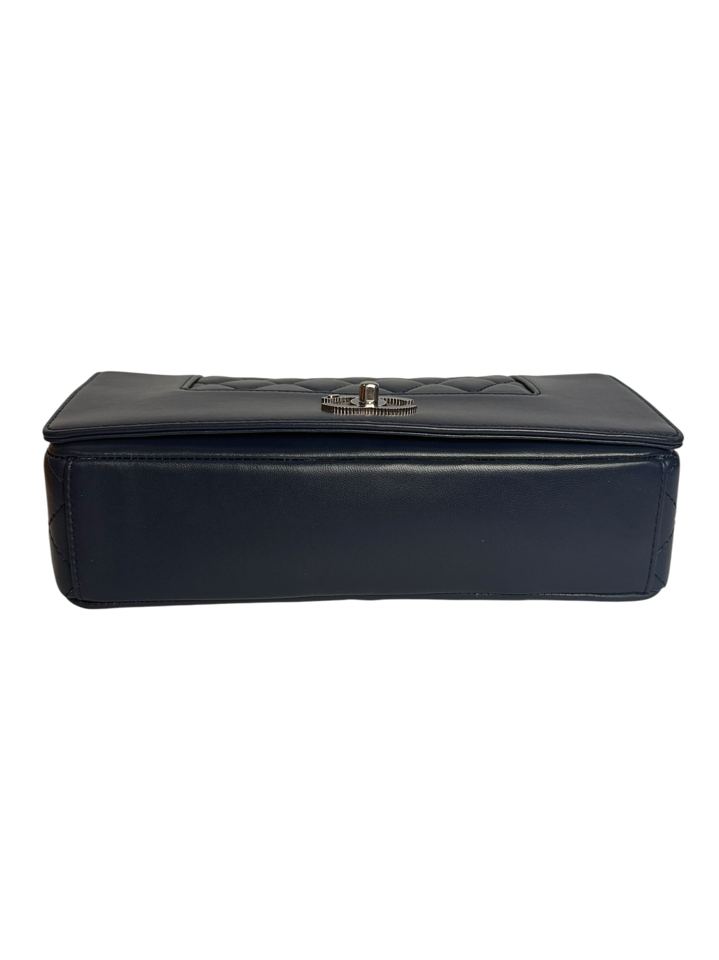 Chanel Blue Mademoiselle Flap Medium SHW