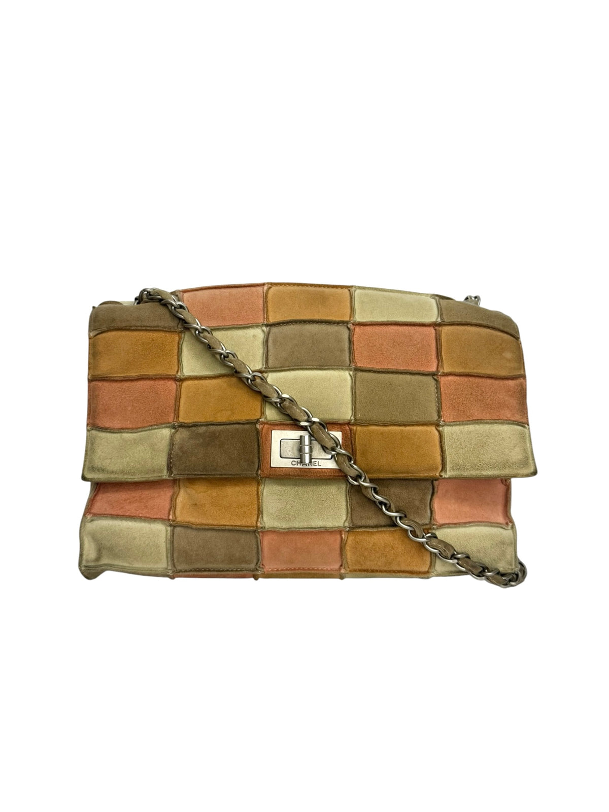 Chanel Suede Patchwork Reissue Flap T9355