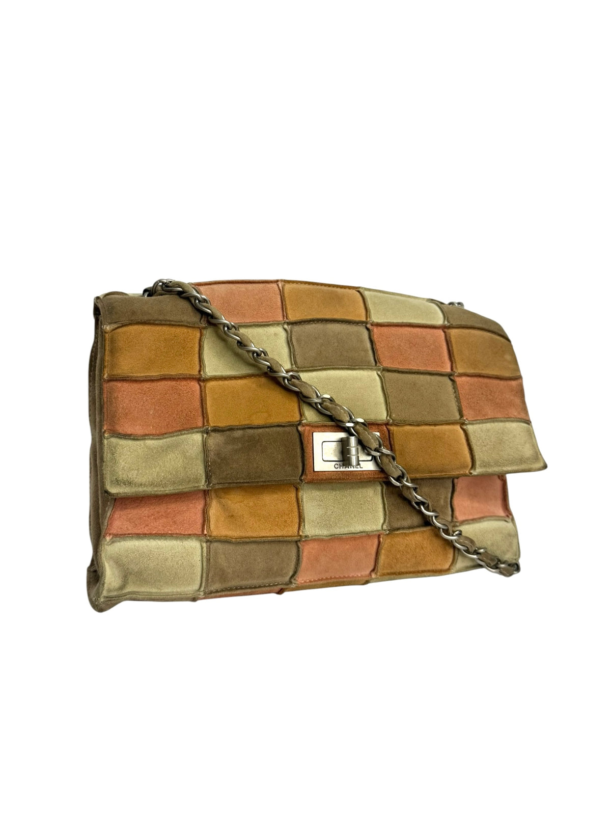 Chanel Suede Patchwork Reissue Flap T9355