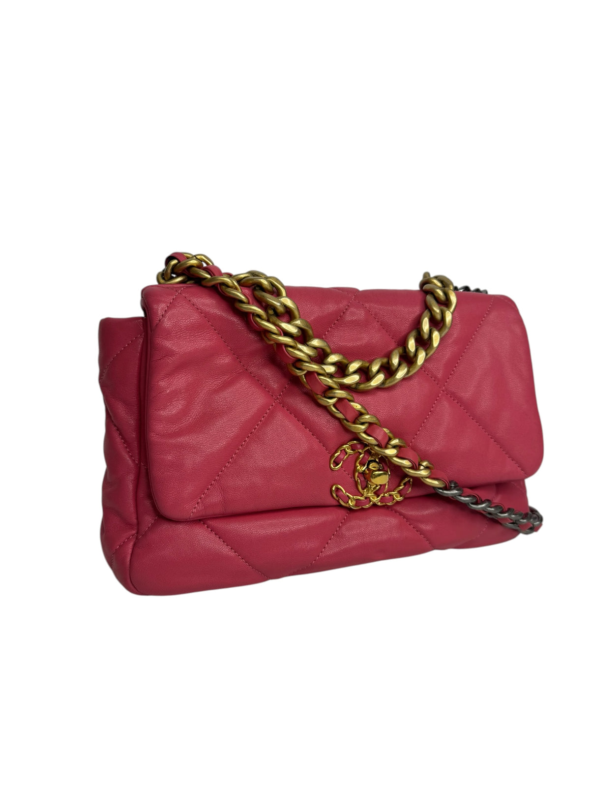 Chanel 19 Pink medium Flap T9318