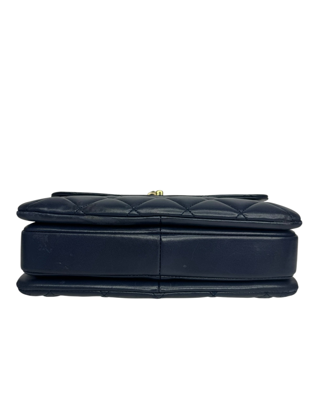 Chanel Navy Trendy CC Top Handle Flap T9350