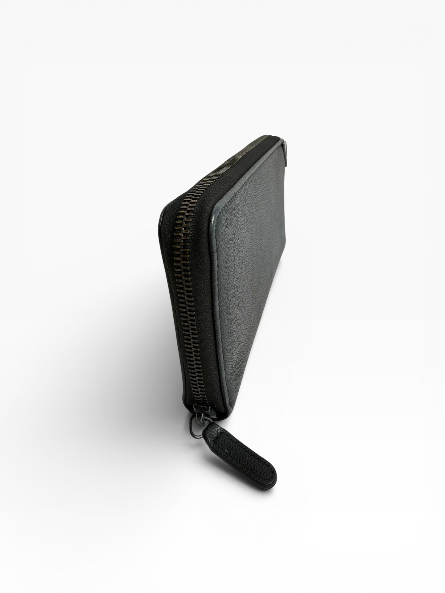 Chanel black caviar long wallet