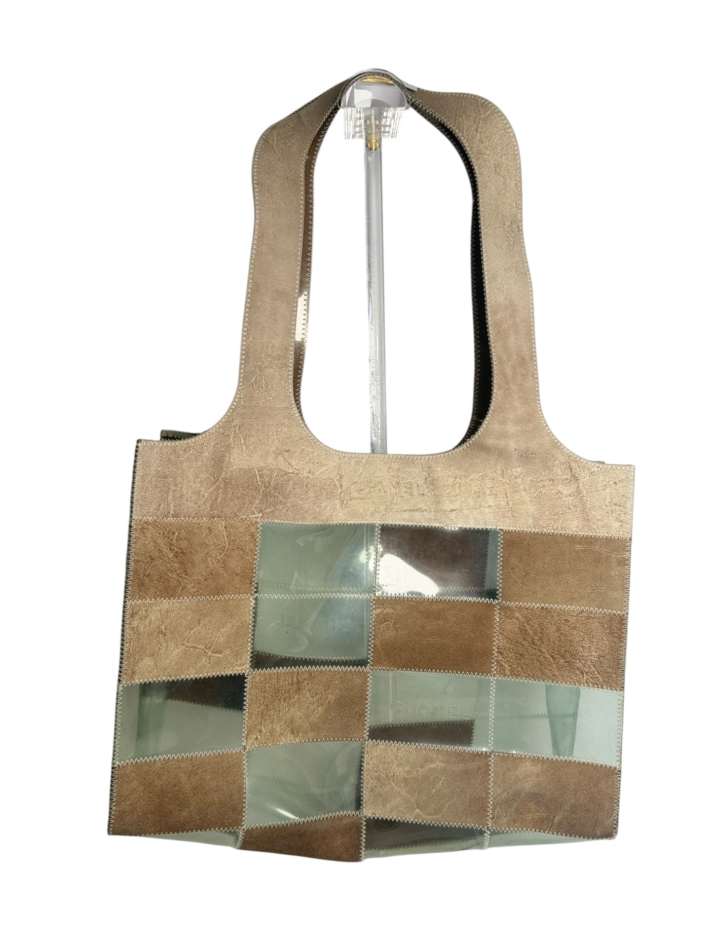 Chanel Suede Patchwork PVC Tote