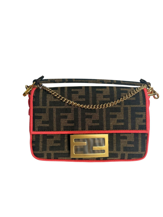Fendi Small Baguette Pink Trim T7964