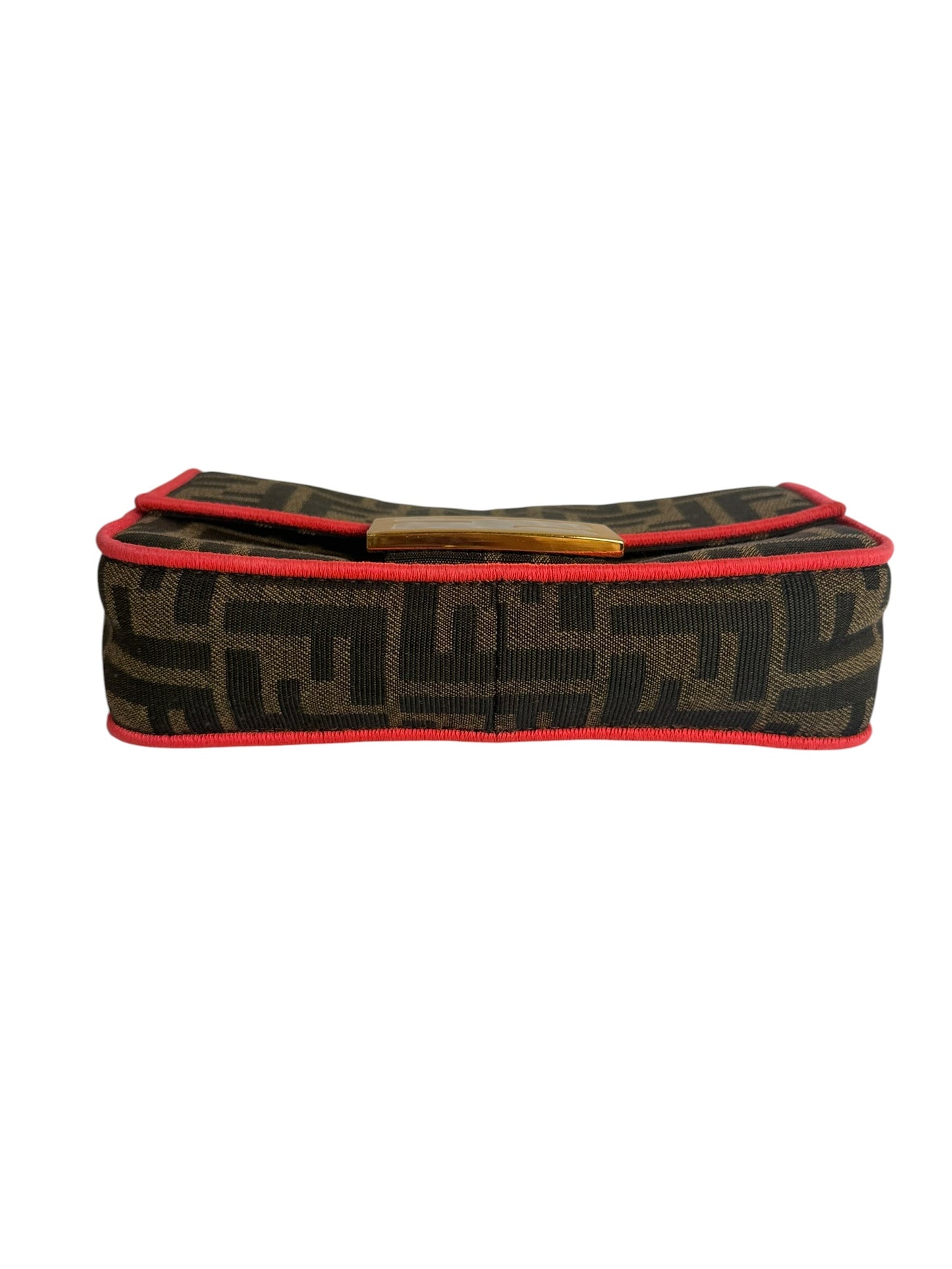 Fendi Small Baguette Pink Trim