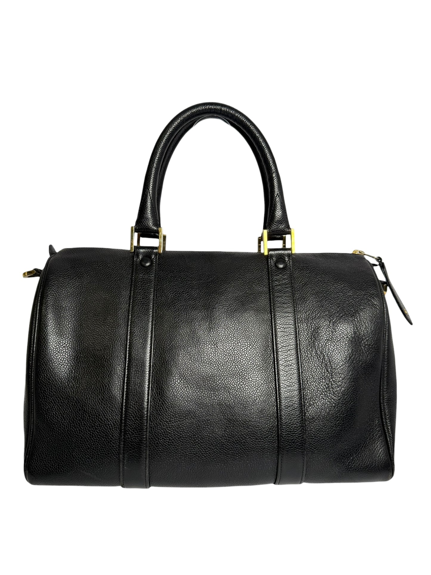 Chanel Black Caviar Bowling Bag