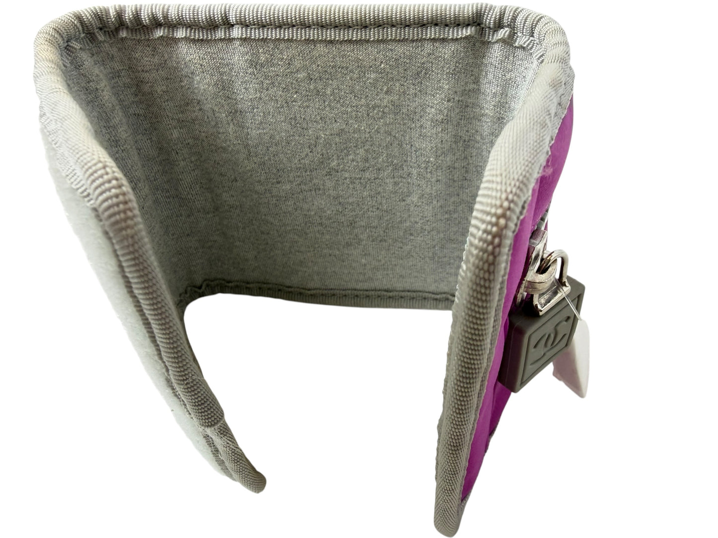 Chanel Sport Line Cuff Pink Grey T4923