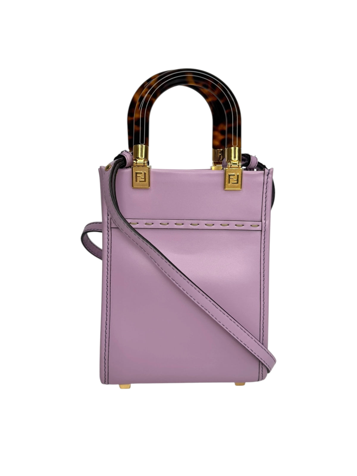 Fendi Mini Sunshine Shopper Purple T9329