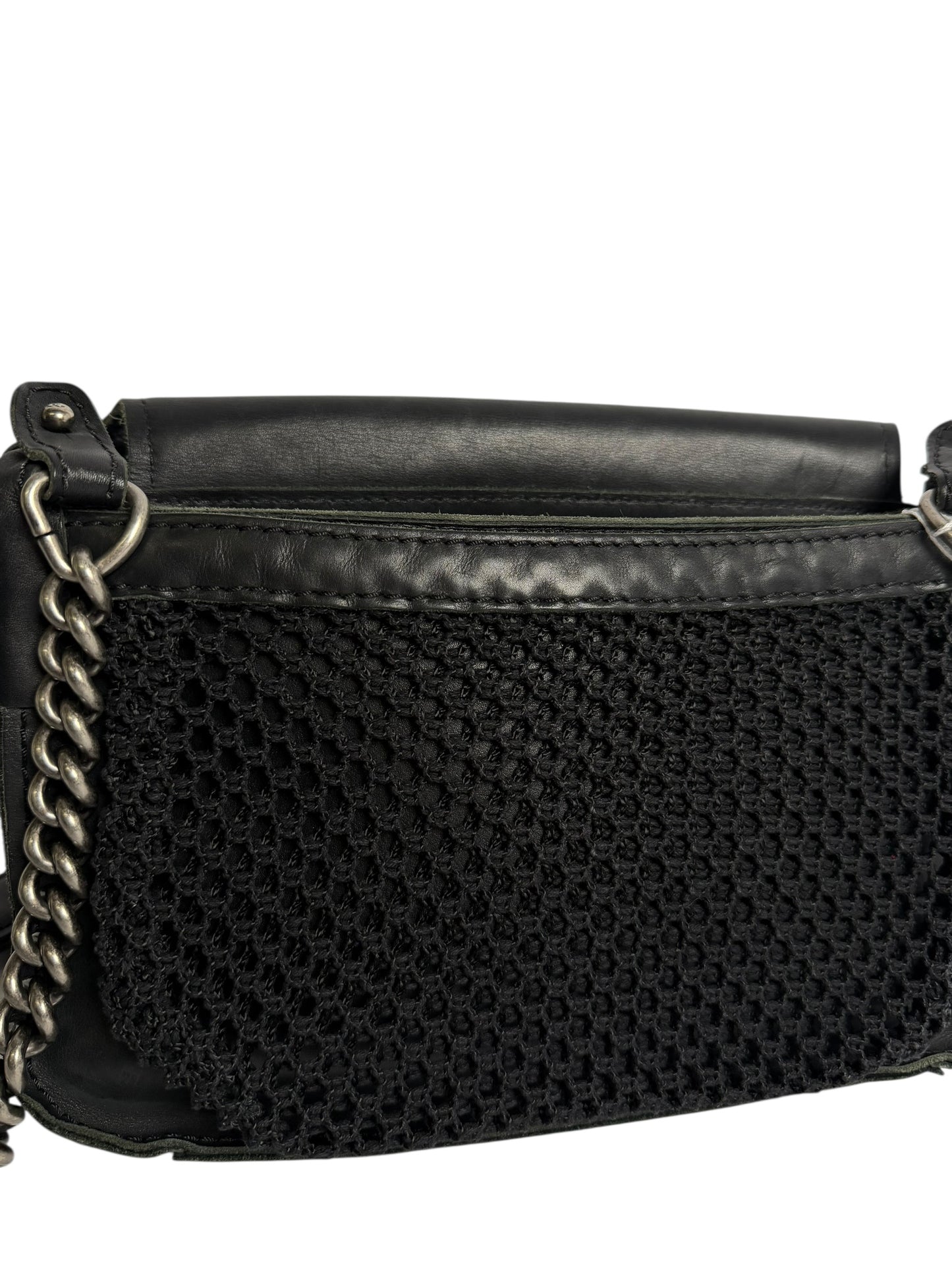 Chanel Black Mesh Flap