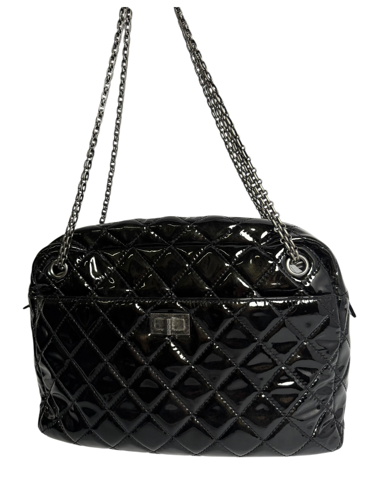 Chanel Black Patent Leather Reissue Bag