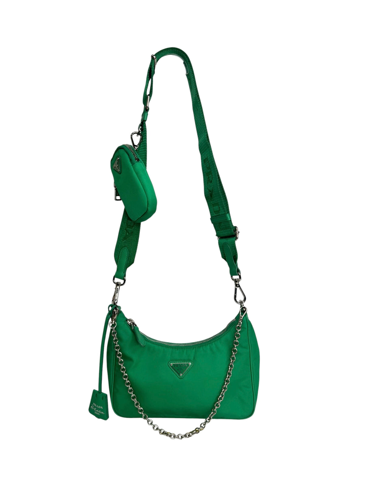 Prada Tessuto Nylon Re-Edition 2005 Green T9341