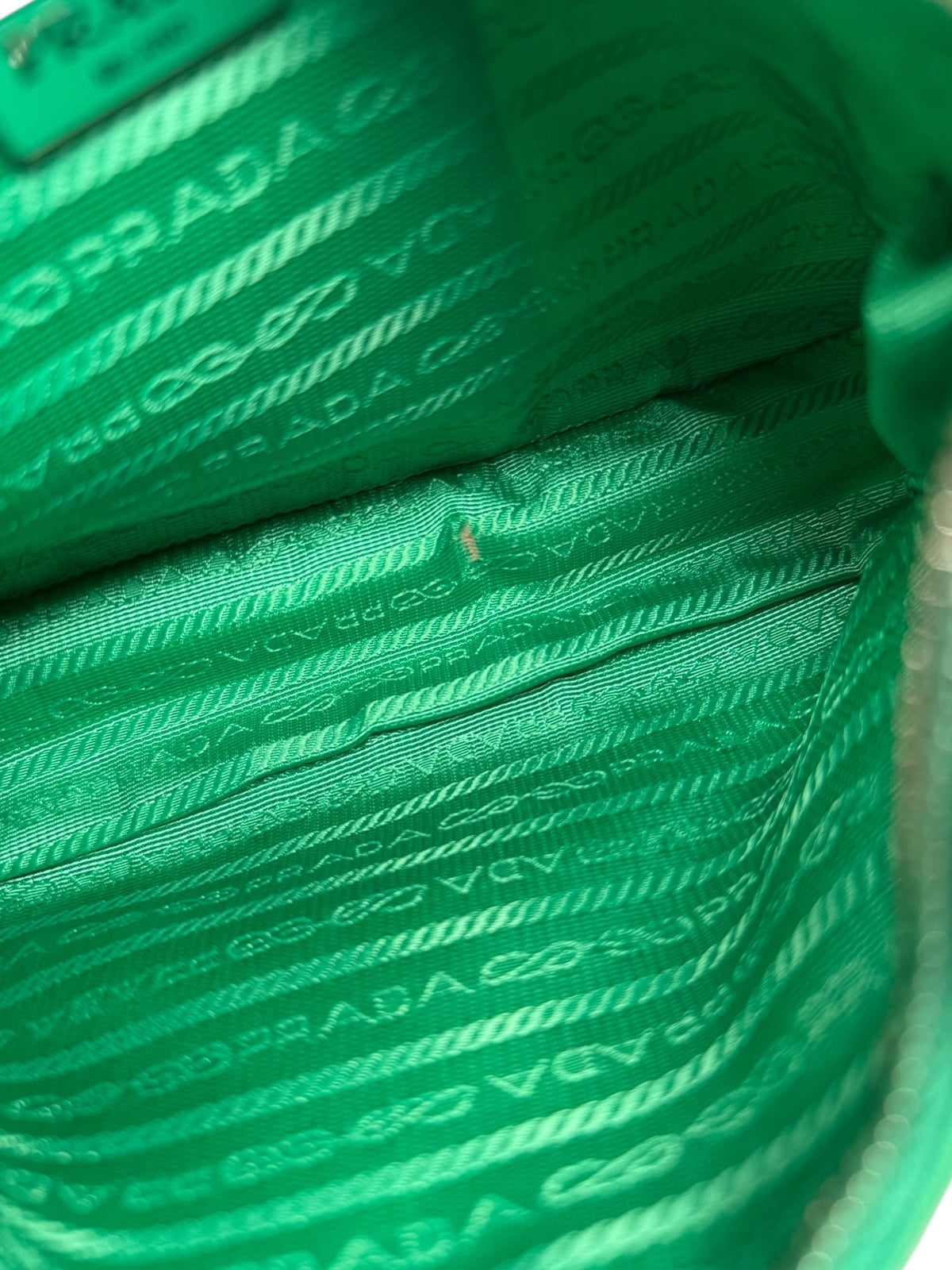 Prada Tessuto Nylon Re-Edition 2005 Green T9341