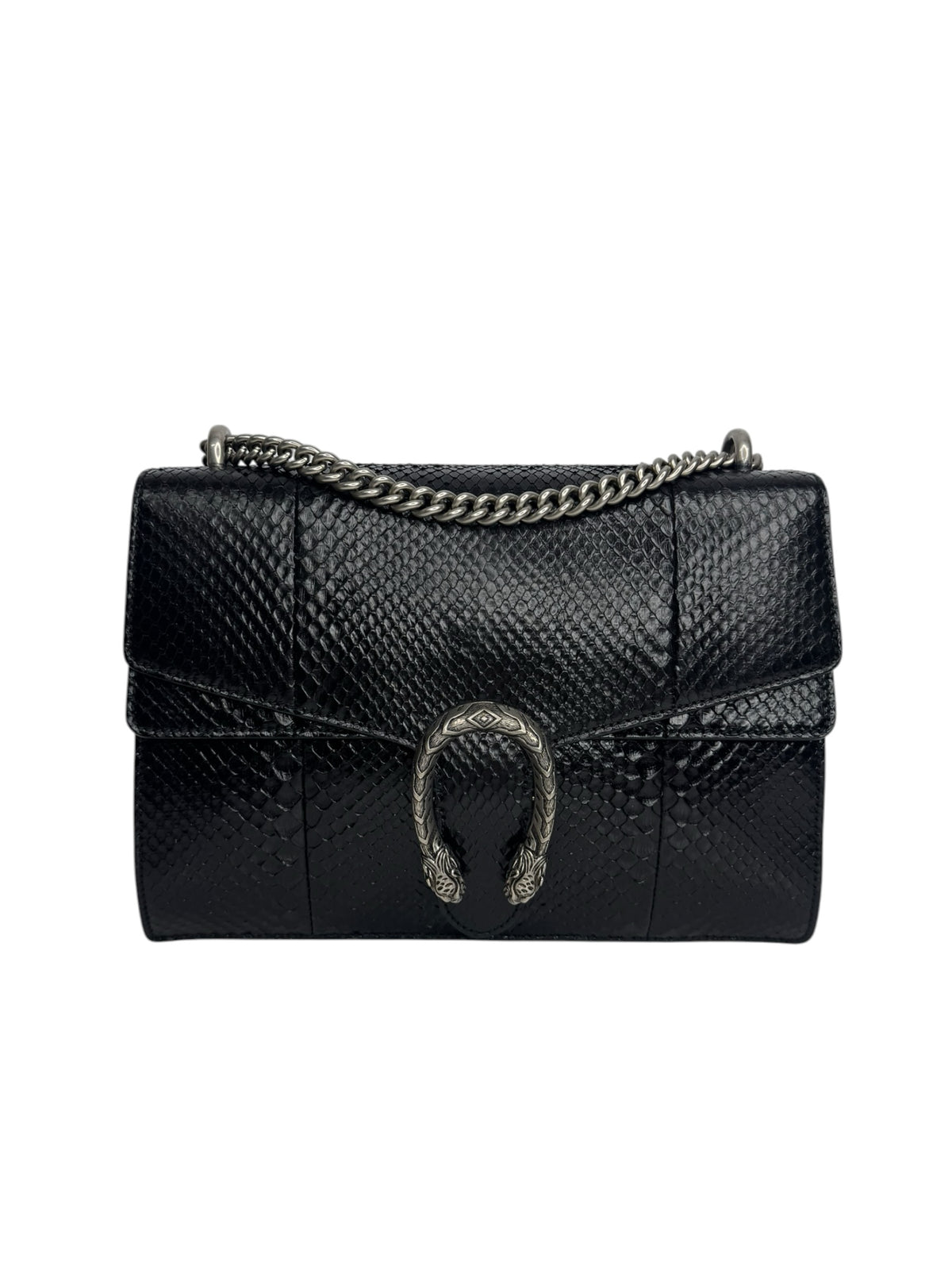Gucci Black Python Medium Dionysus T9330