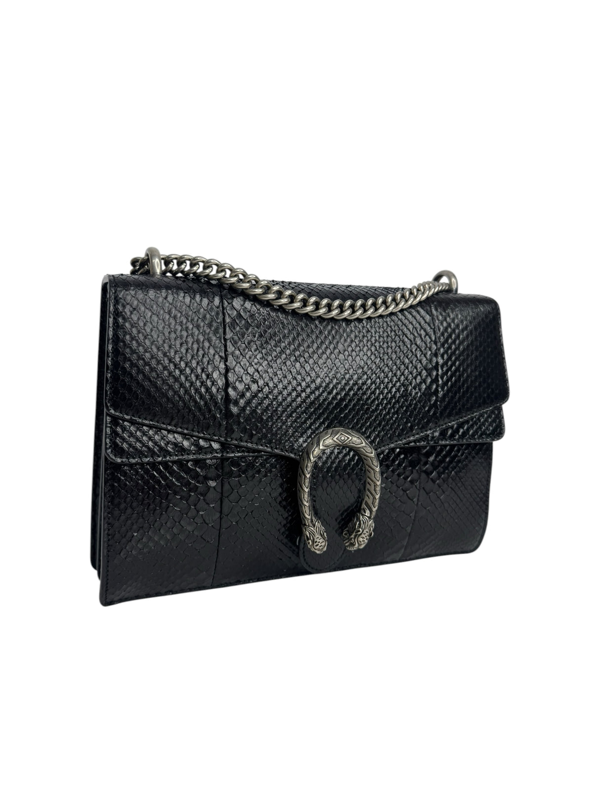 Gucci Black Python Medium Dionysus T9330
