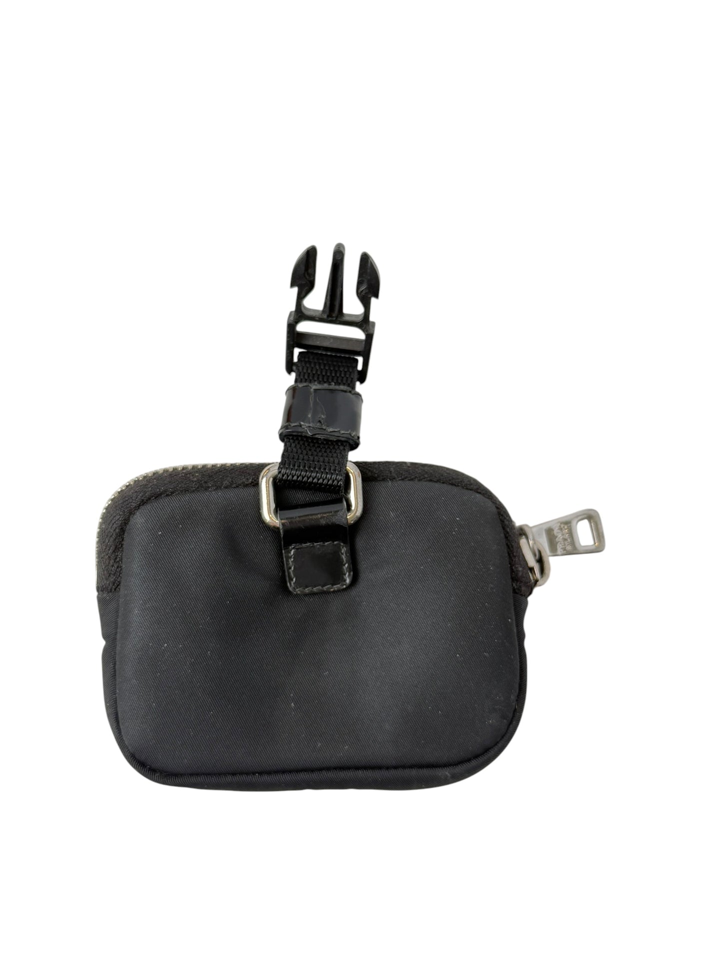 Prada Nylon Black Zip Pouch T3886