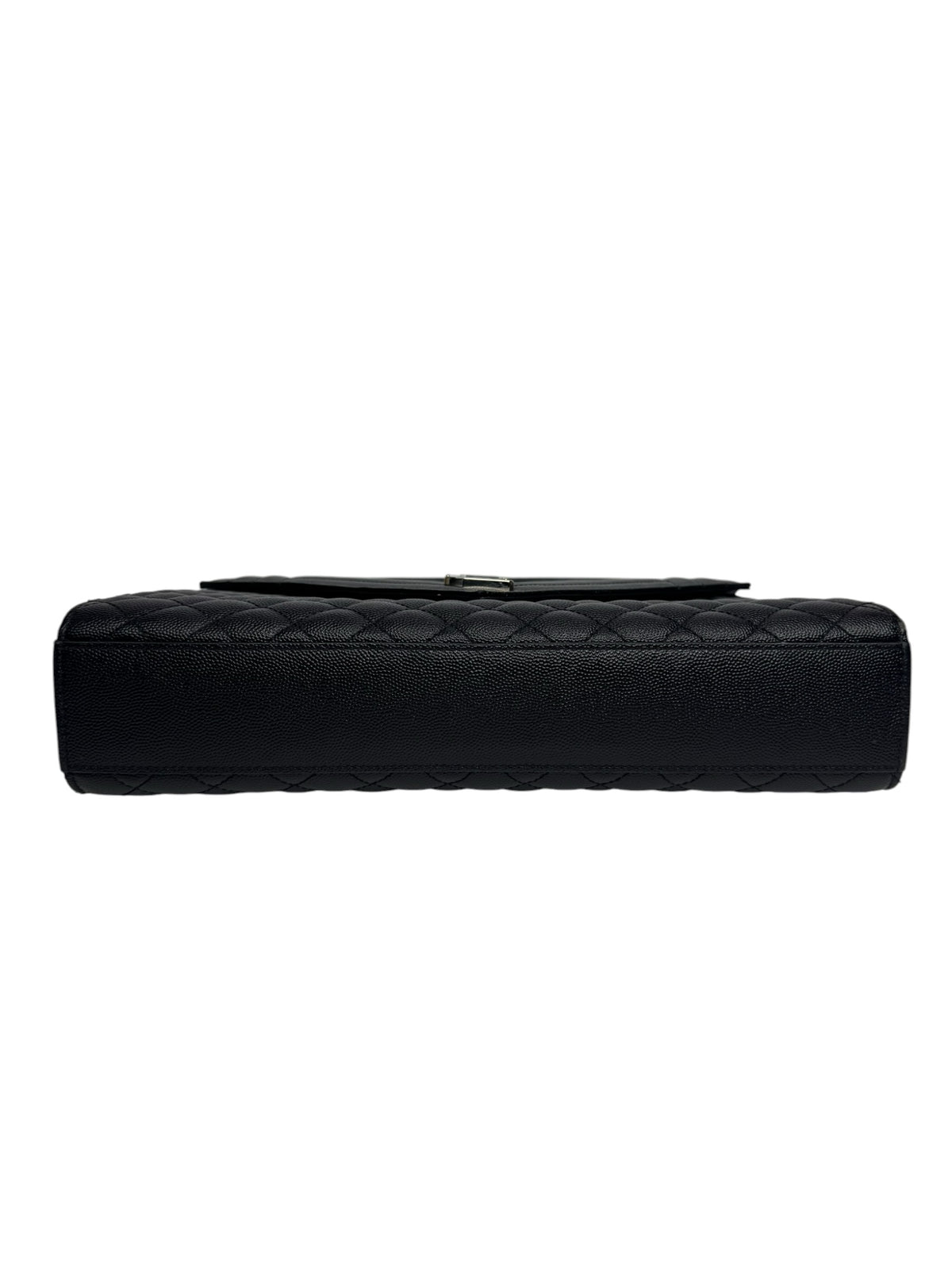 Saint Laurent Large Envelope Bag Black SHW T9336