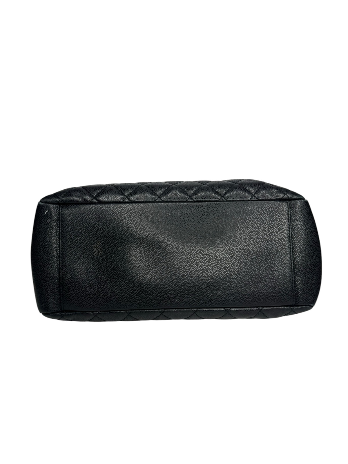 Chanel Black Caviar Grand Shopping Tote SHW T9335